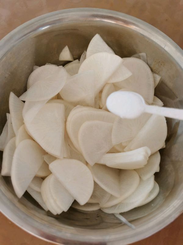 脆爽可口萝卜片