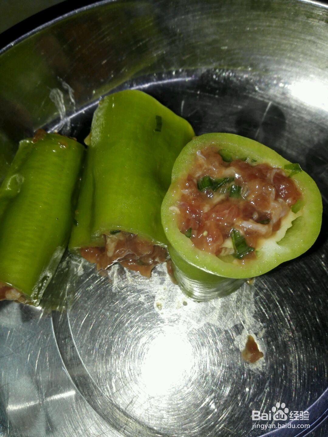 肉末酿尖椒——闽菜