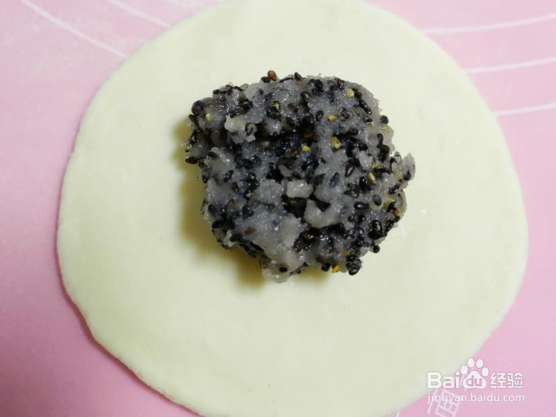 黑芝麻糖三角的做法