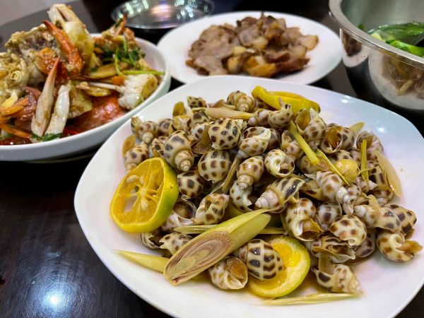 香茅柠檬炒花螺多汁入味巨好吸