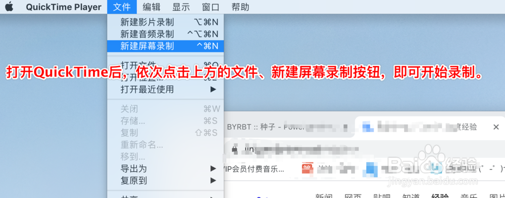 如何使用QuickTime录制视频