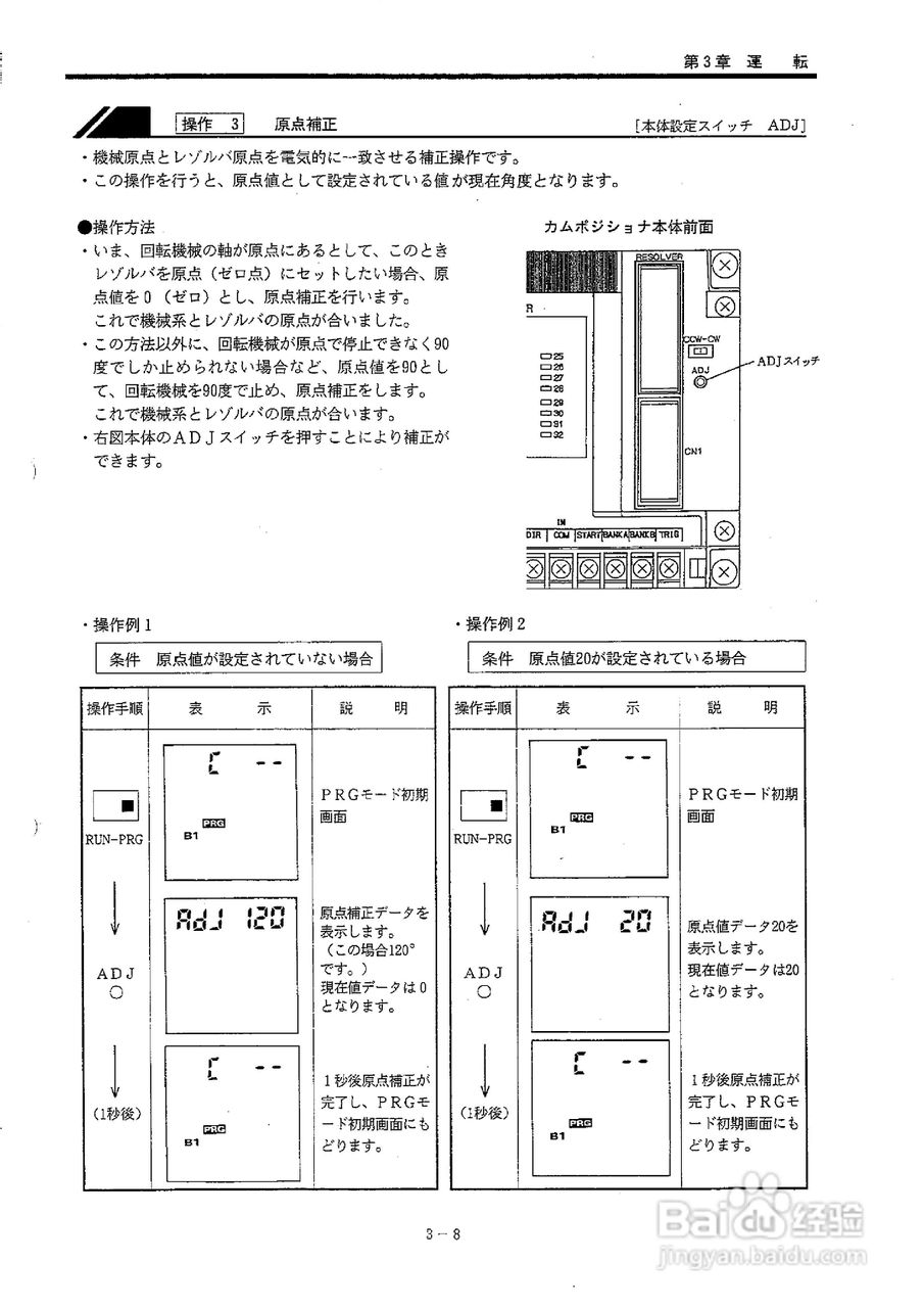 OMRON 3F88L-155凸轮定位器使用说明书:[5]