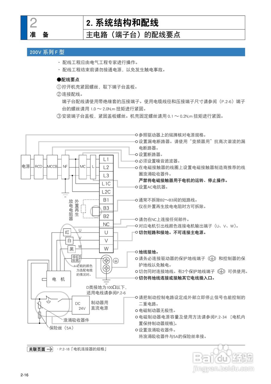 数字AC 伺服电机及驱动器MINAS A5说明书:[6]