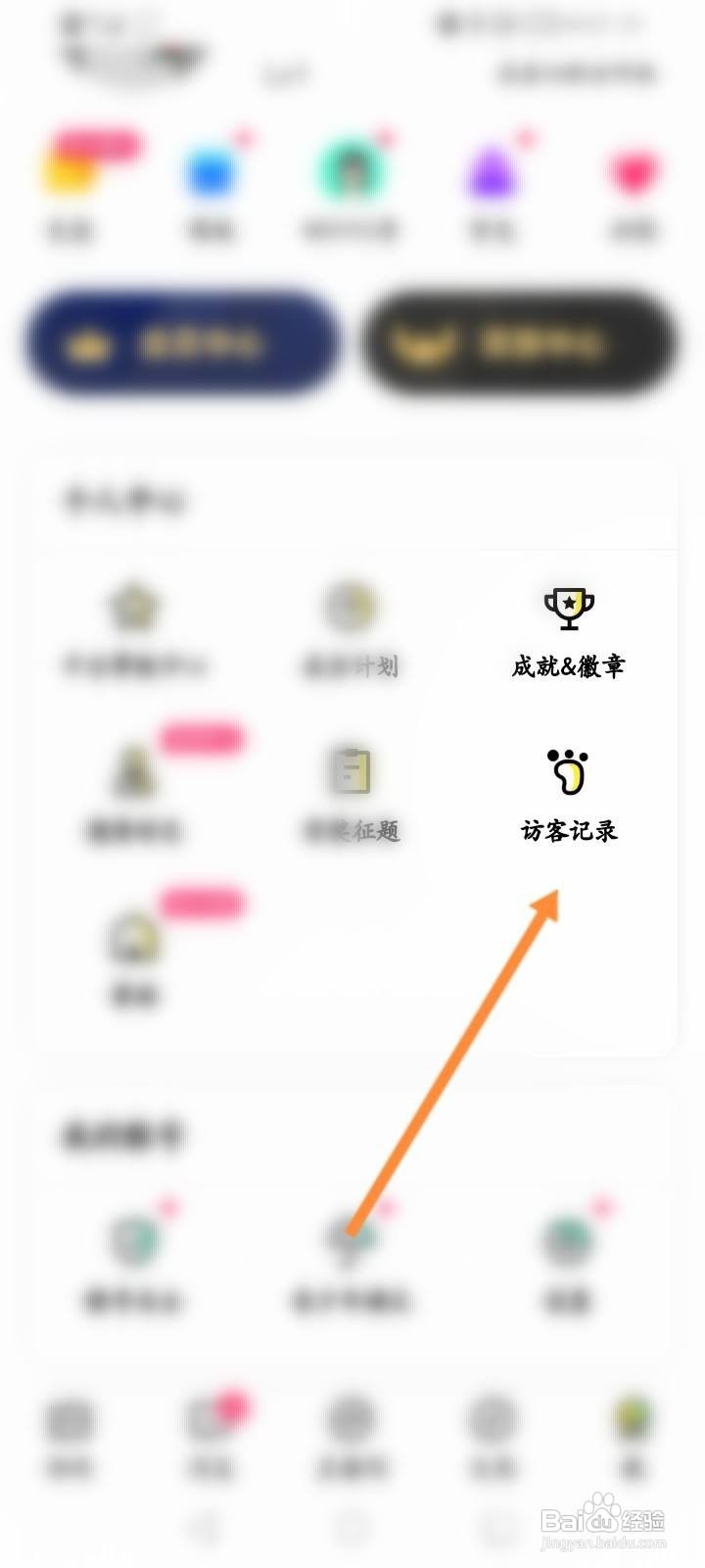 玩吧软件中怎么查看访客记录信息