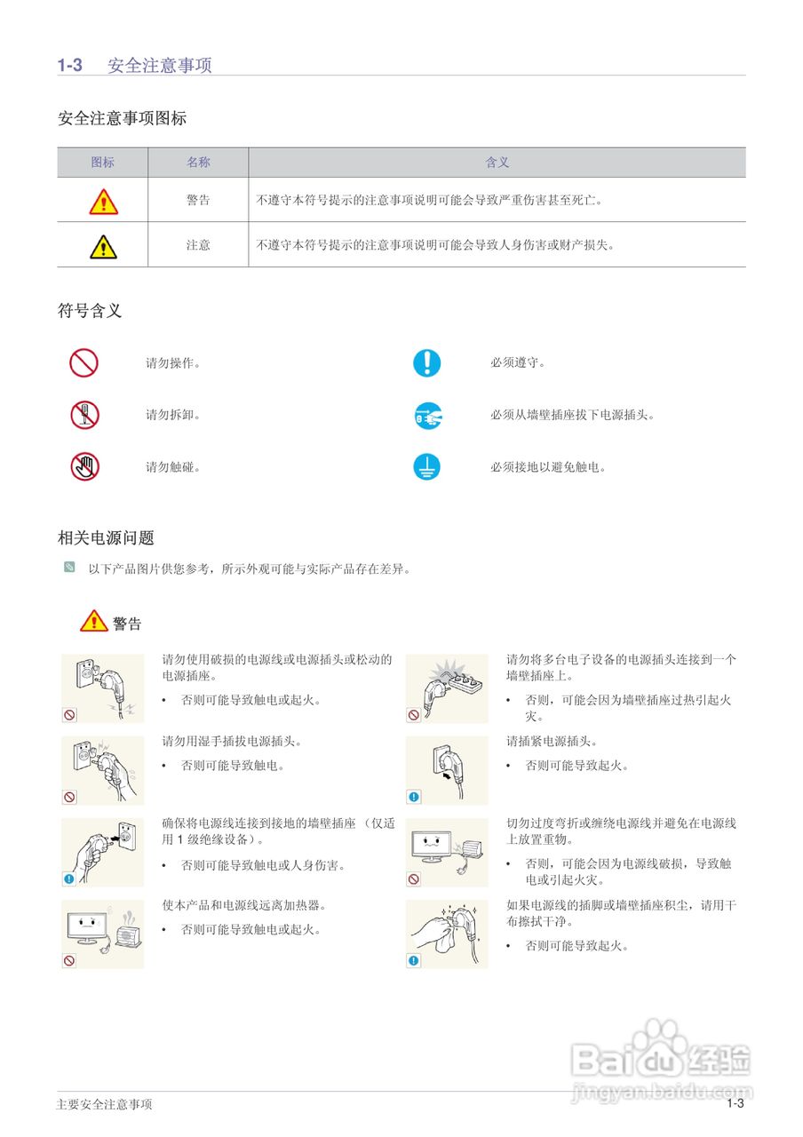 三星P2770FH液晶显示器使用说明书:[1]