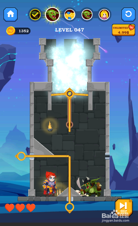 Hero Rescue的LEVEL 047怎样过关