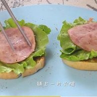 不点外卖96--牛油果火腿三明治