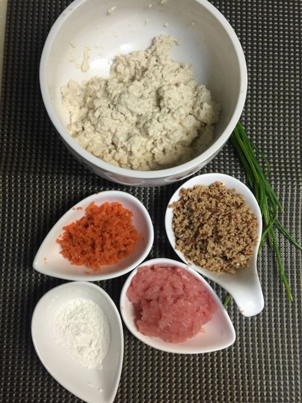 鸡蛋干瘦肉豆腐丸子