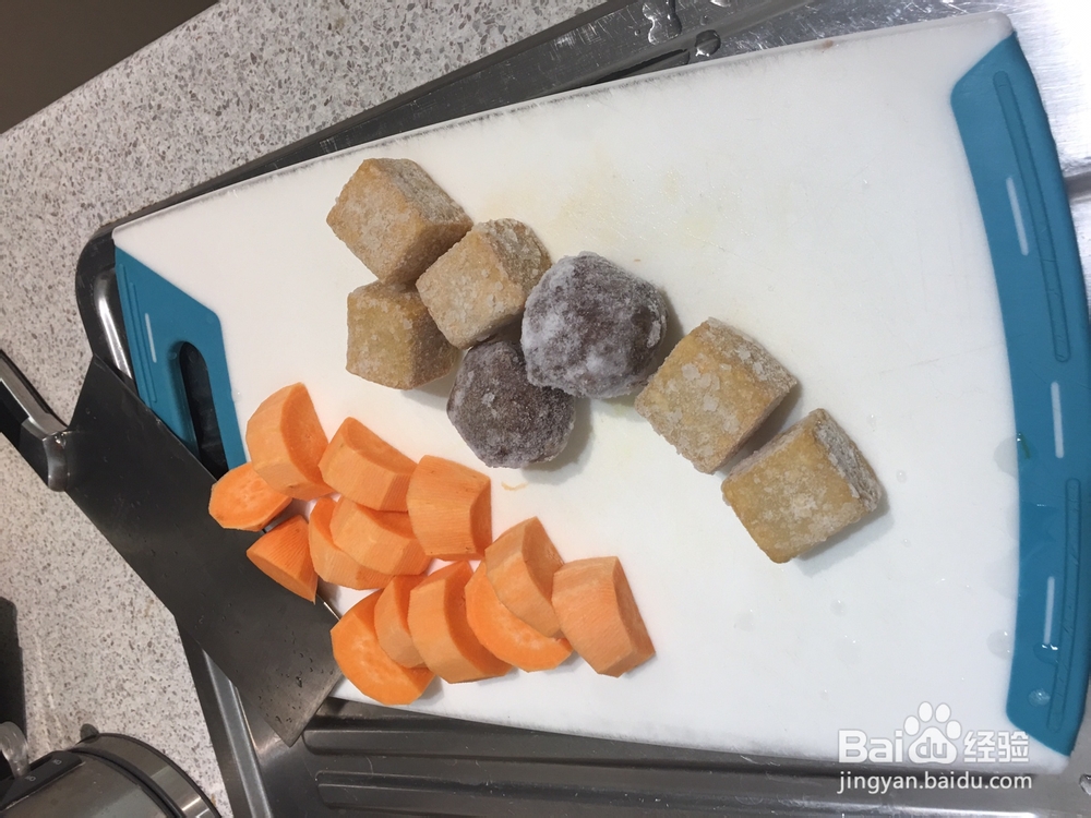 挑战自制力的粤菜肉丸番薯芥菜