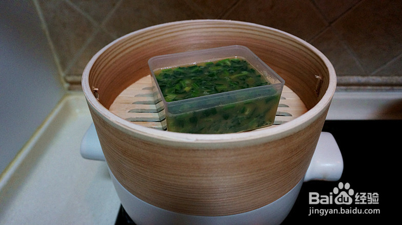 菠菜鸡蛋糕的做法