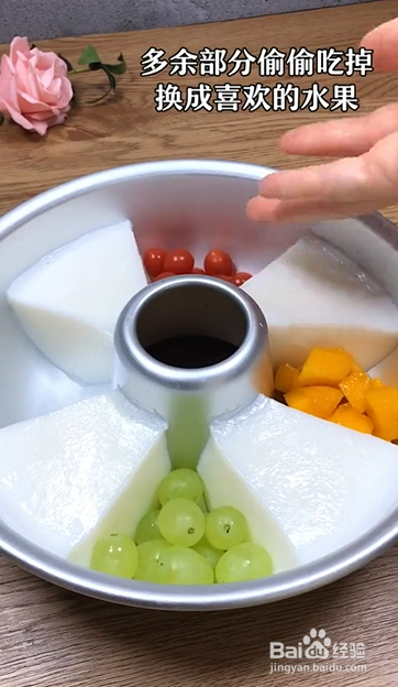 如何制作花环果冻蛋糕