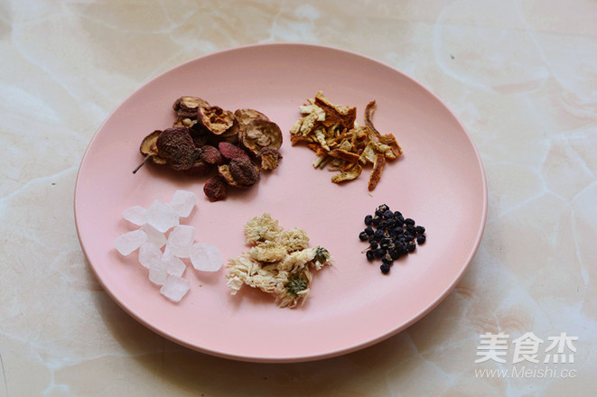 清心明目菊花山楂茶