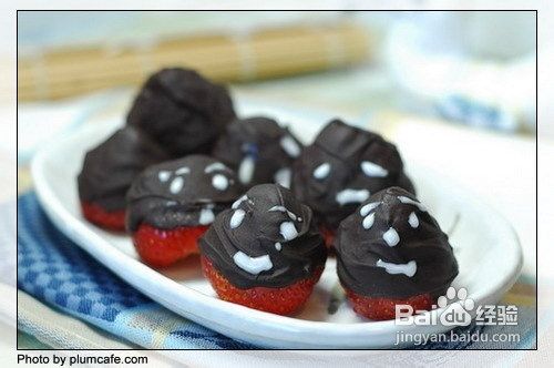 巧克力草莓的做法
