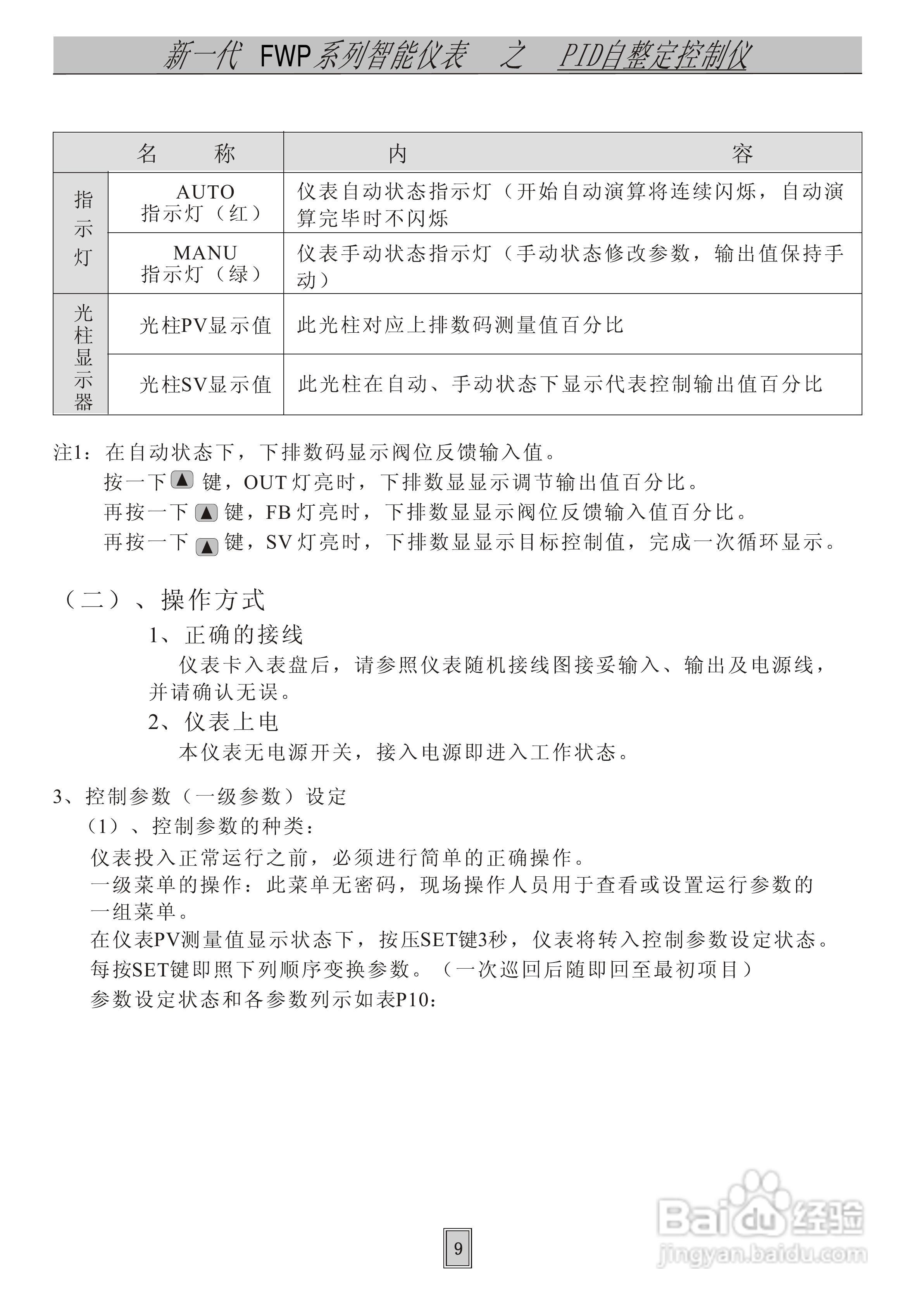 飞创仪表-智能自整定PID调节控制仪表/光柱显示仪表使:[2]