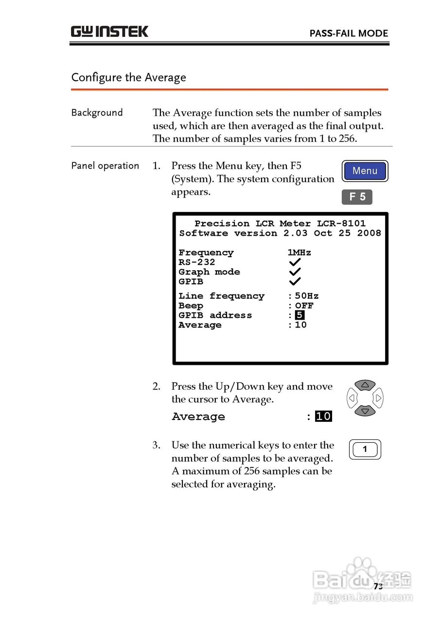 固纬LCR-8105G高精度LCR测试仪使用说明书:[8]