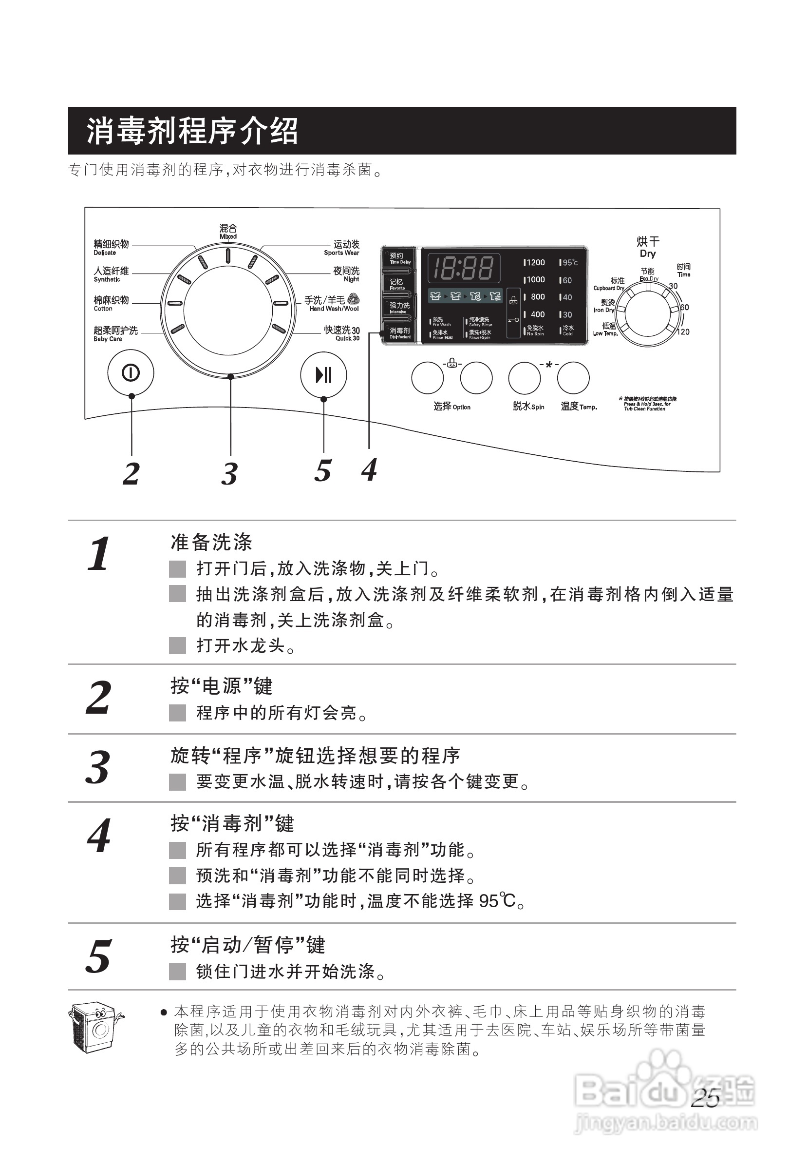 LG WD-C12245D洗衣机使用说明书:[3]