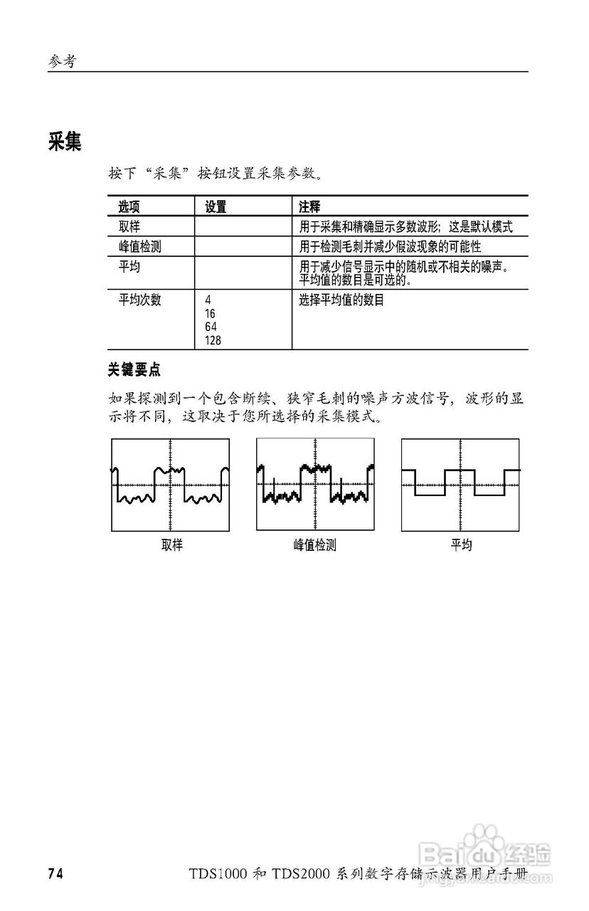 泰克tds2024数字存储示波器用户手册 10 百度经验