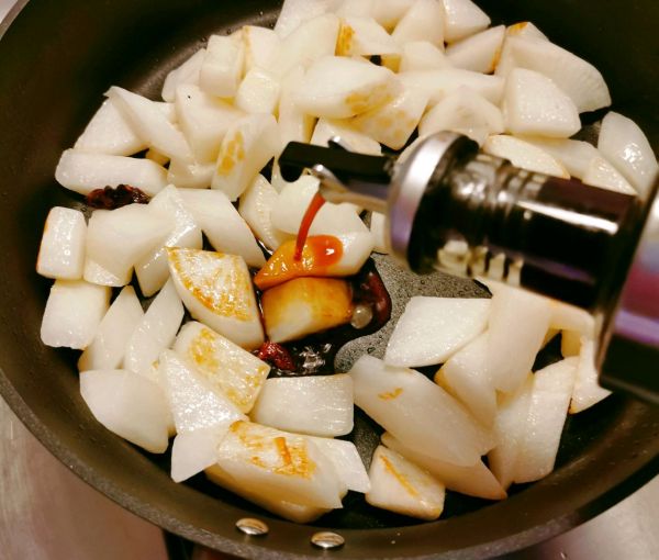 豆瓣酱烧白萝卜