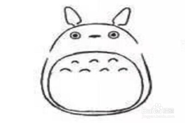 最受喜爱的动漫角色龙猫的画法