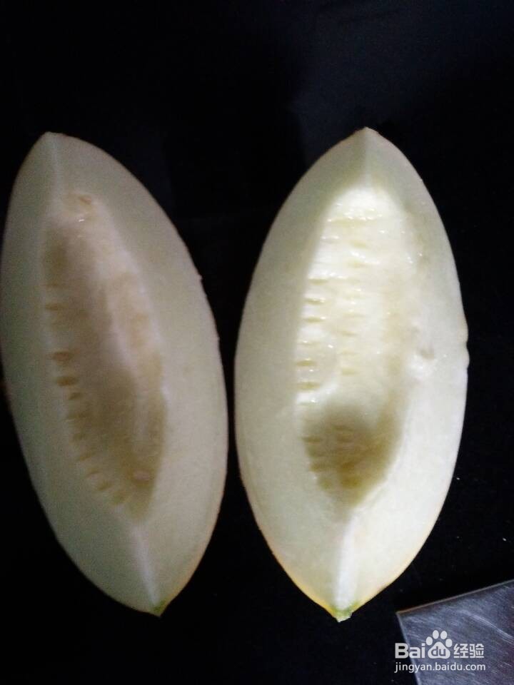 如何快速切香瓜