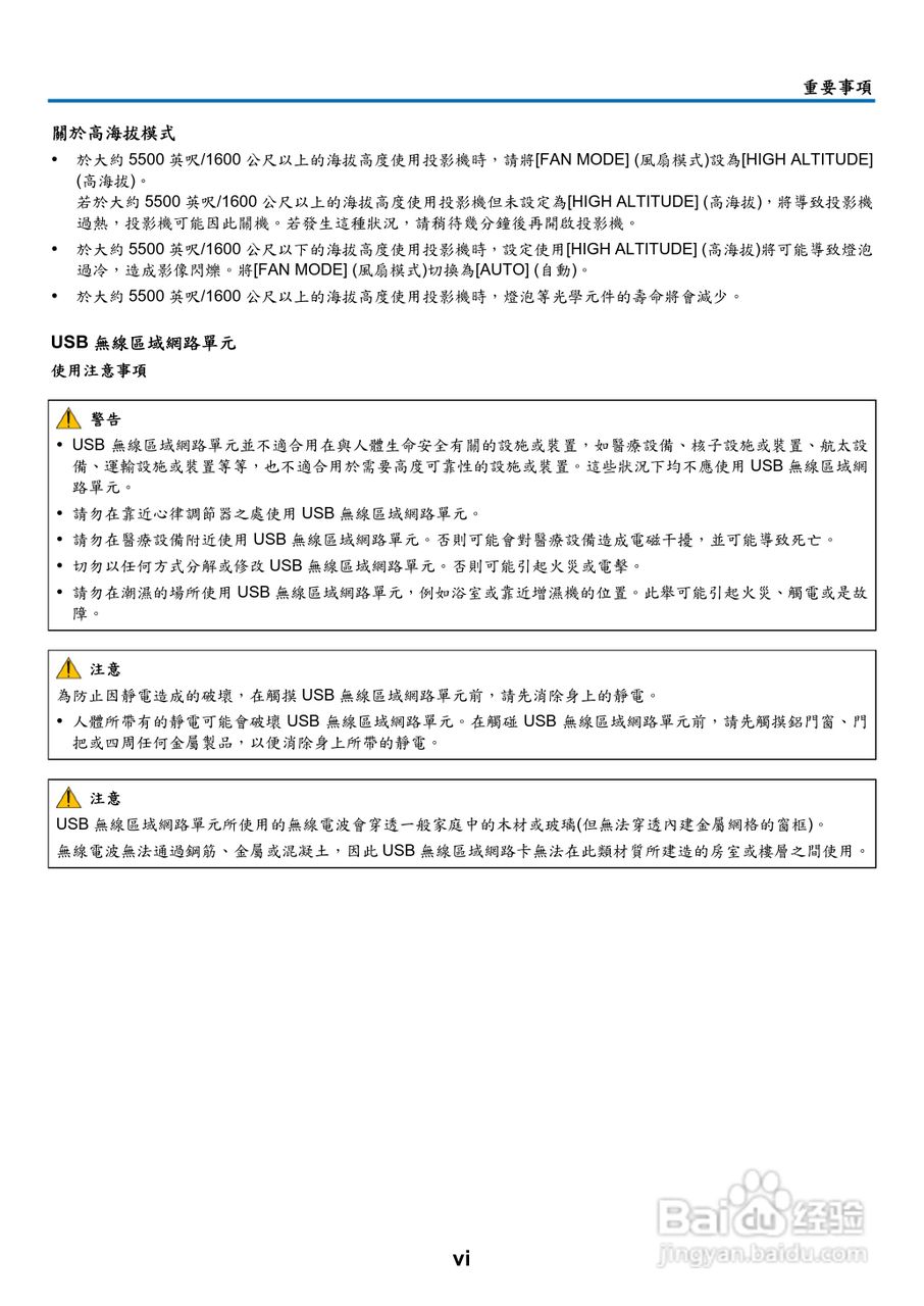 NEC NP901W型投影机用户手册:[1]