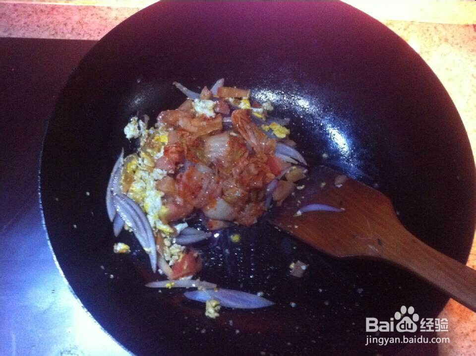 我爱带便当之辣白菜炒饭
