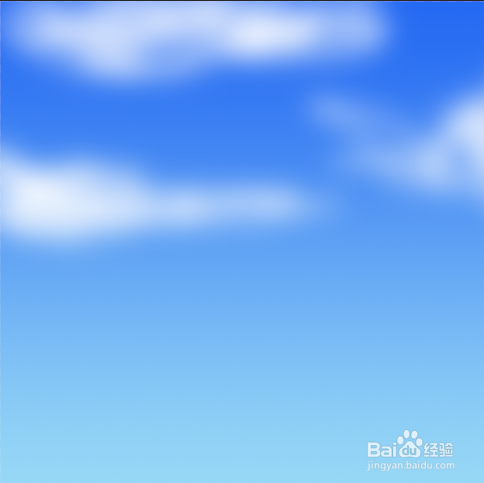 PS制作白云效果图