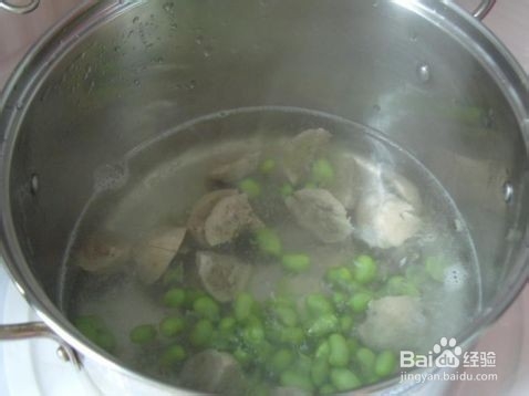 丝瓜青豆鱼丸汤