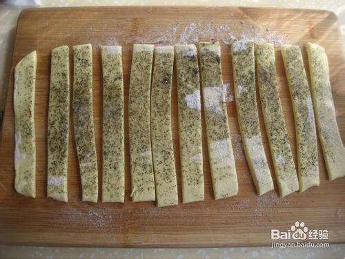 芝麻糖酥皮饼干棒