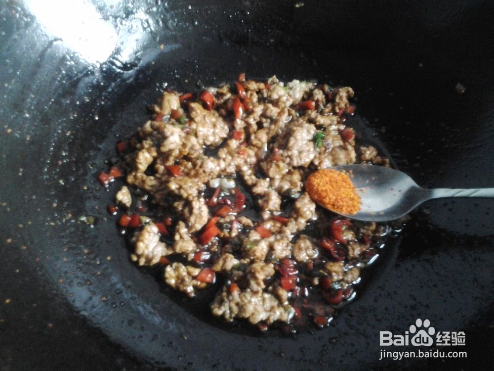 香辣下饭菜——肉末金针菇