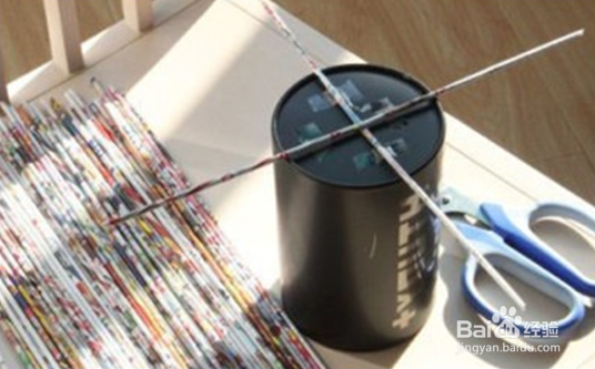 废旧杂志做纸花瓶