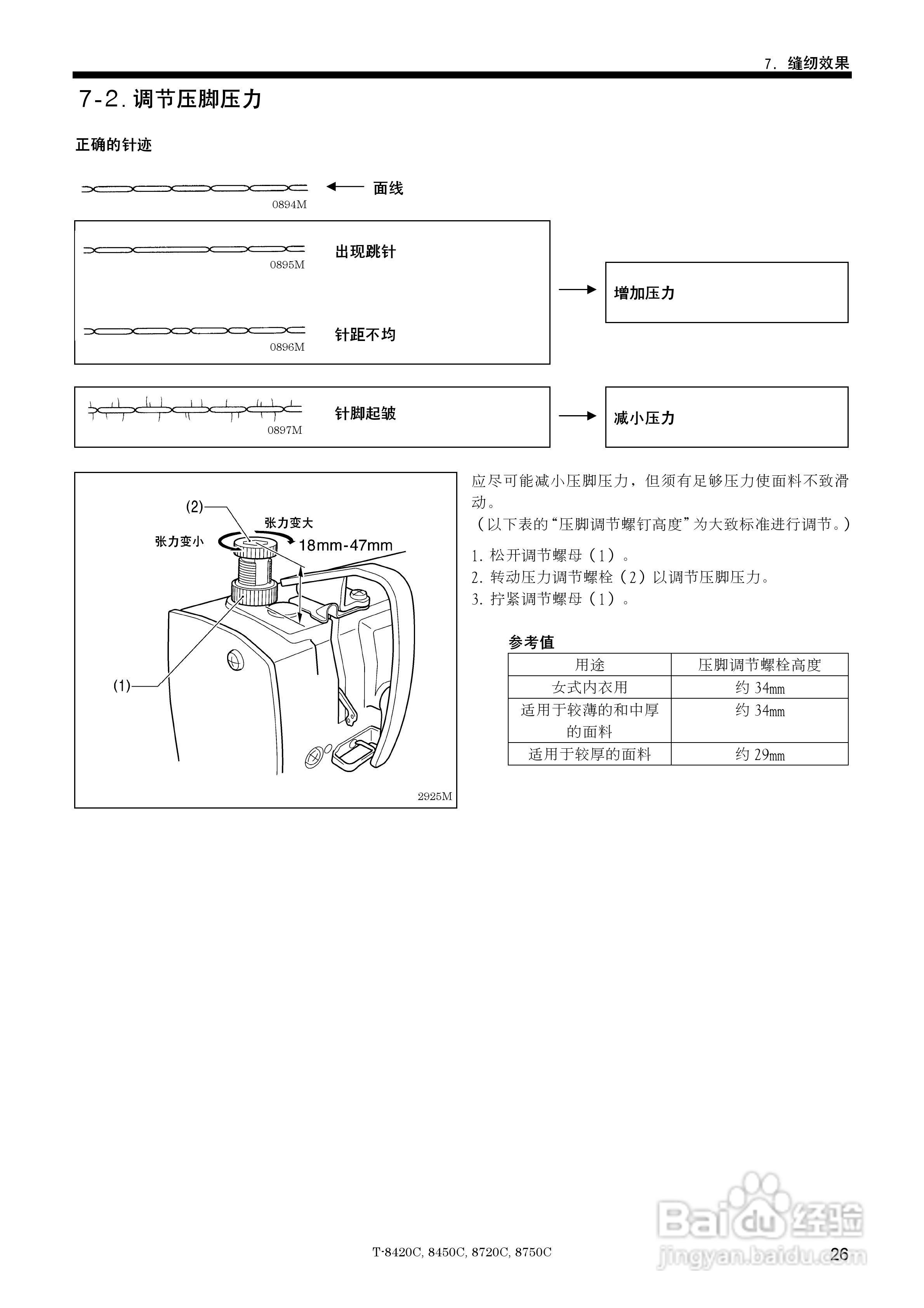 brother T-8450C缝纫机说明书:[4]