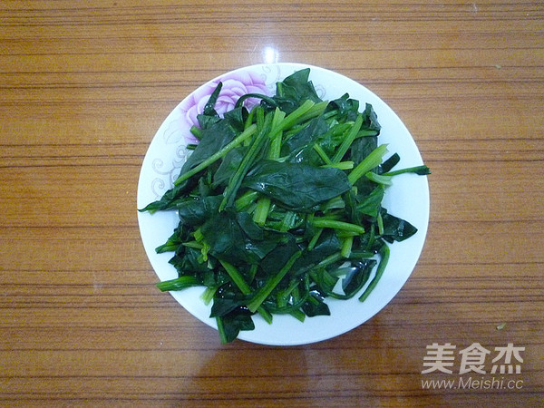 菠菜鸡蛋炖粉条