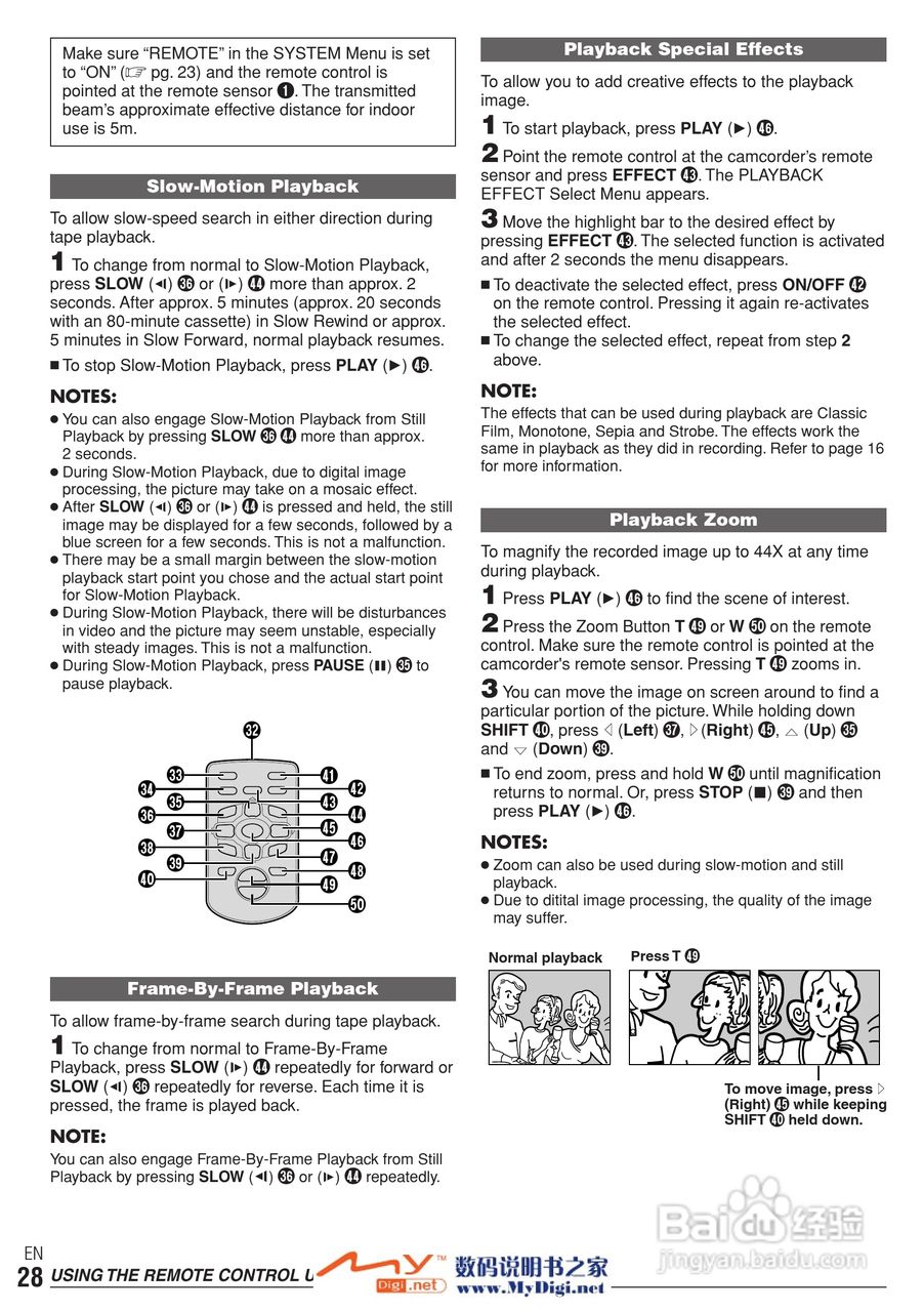 胜利JVC GR-D20数码摄像机使用说明书:[3]