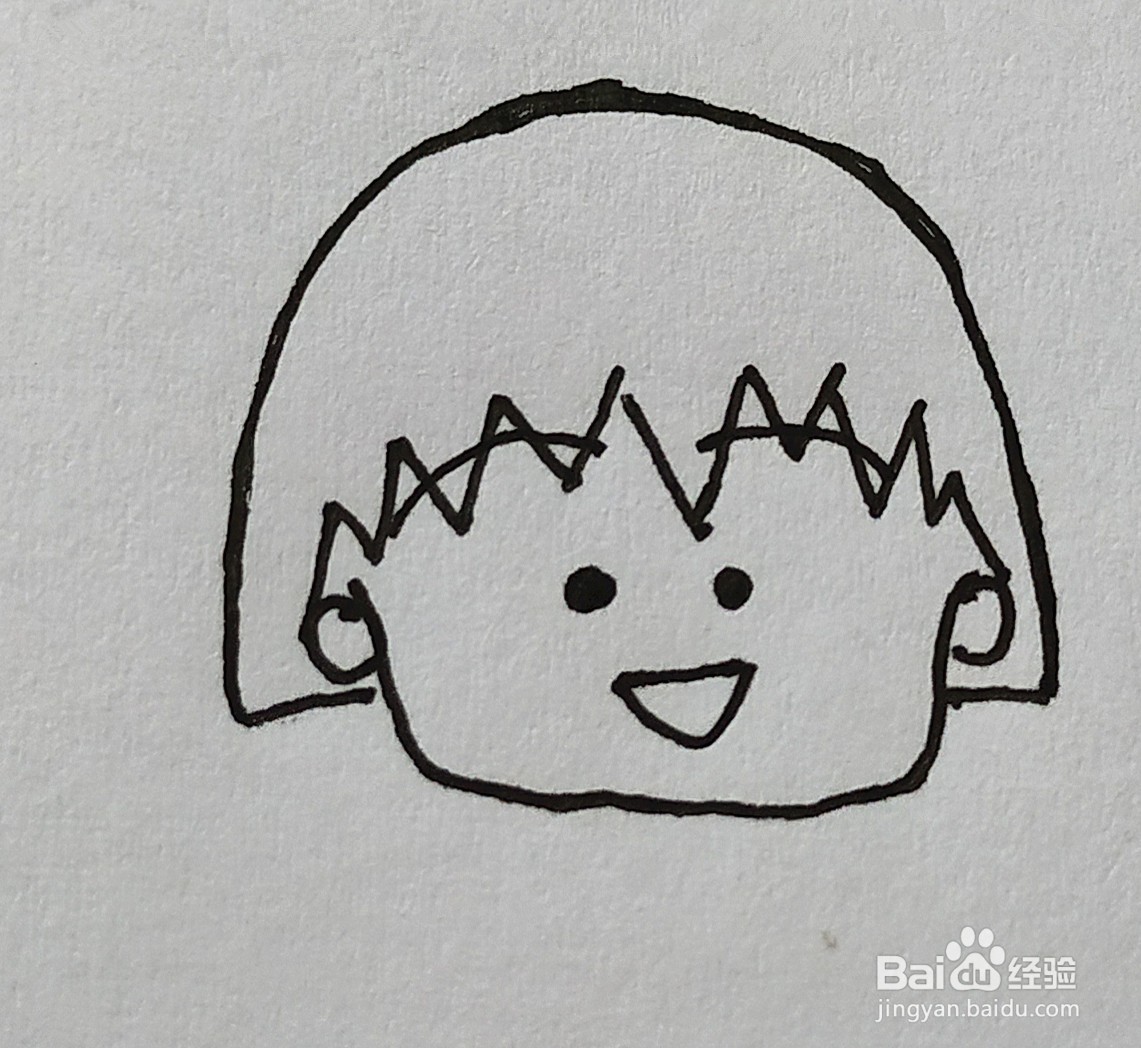 怎样画樱桃小丸子