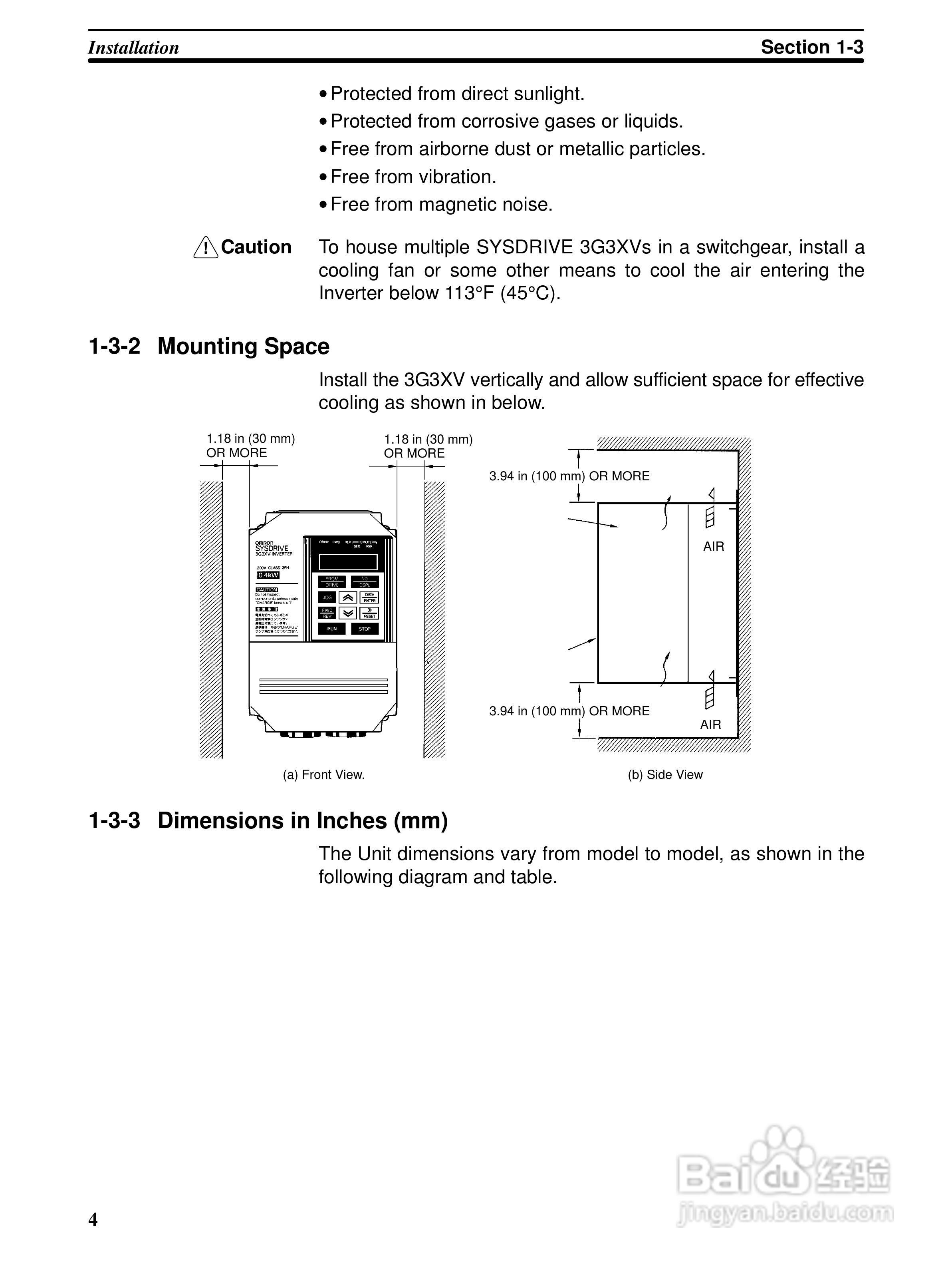 欧姆龙(OMRON)3G3XV-A4037-EV2变频器说明书:[1]