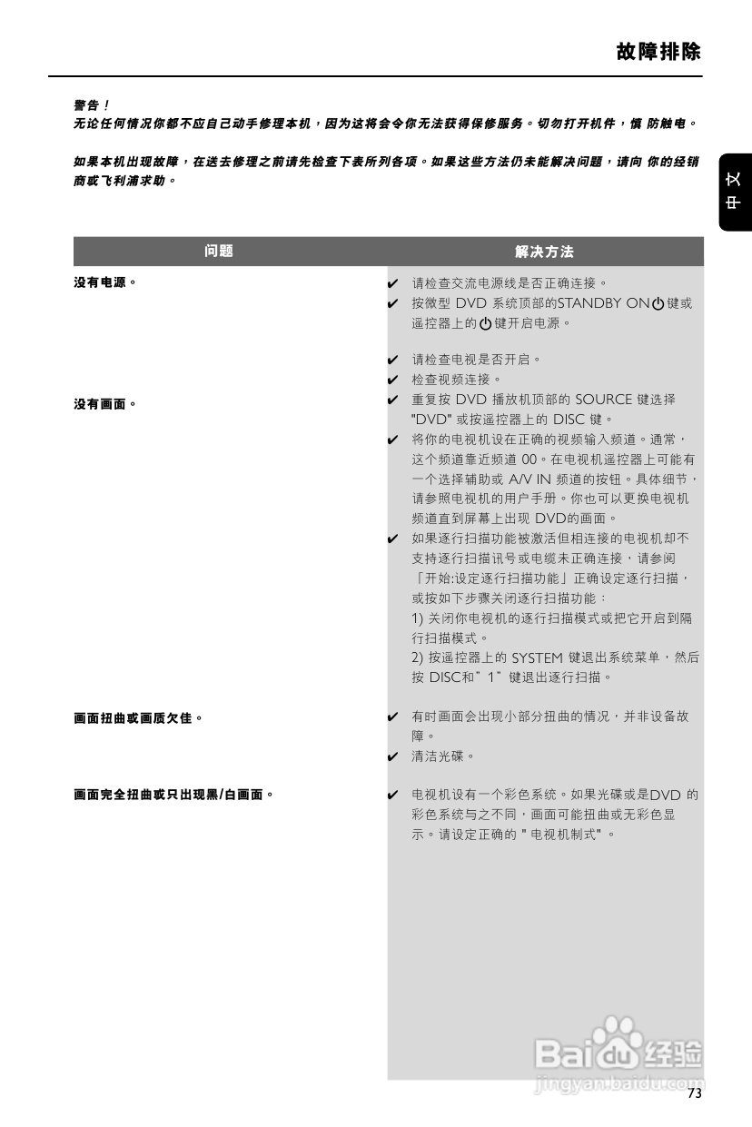 飞利浦MCD908/93 DVD微型影院使用说明书:[2]