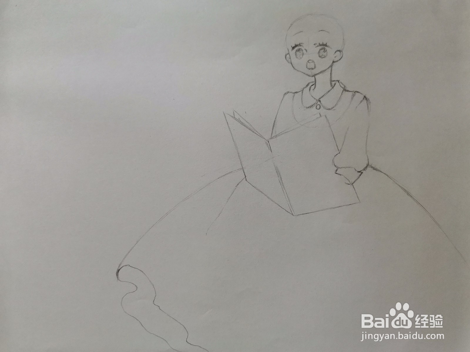 怎么画人物插画线稿？