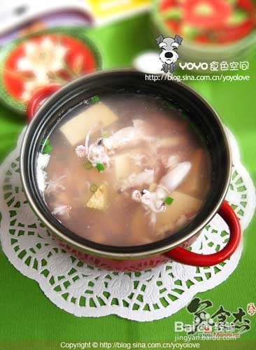 海兔豆腐汤的做法