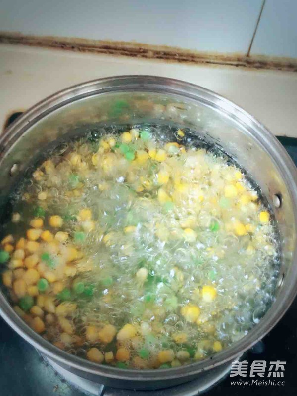 玉米青豆的做法