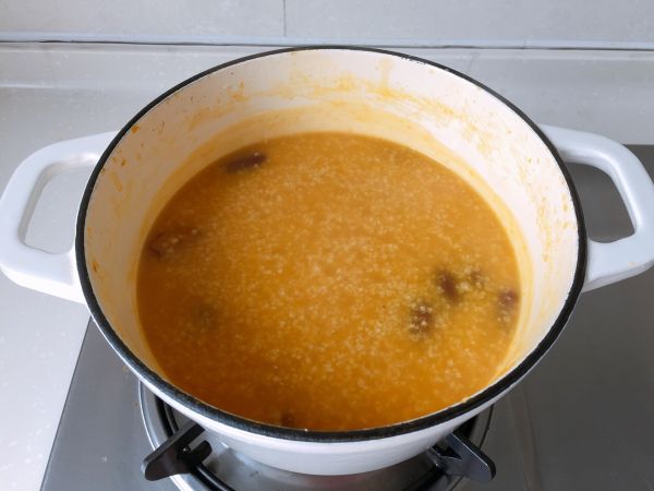 小米南瓜板栗甘薯粥