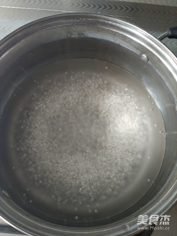 水果红豆西米露