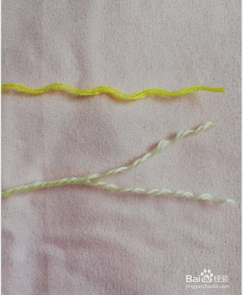 围巾织完一团怎么接线