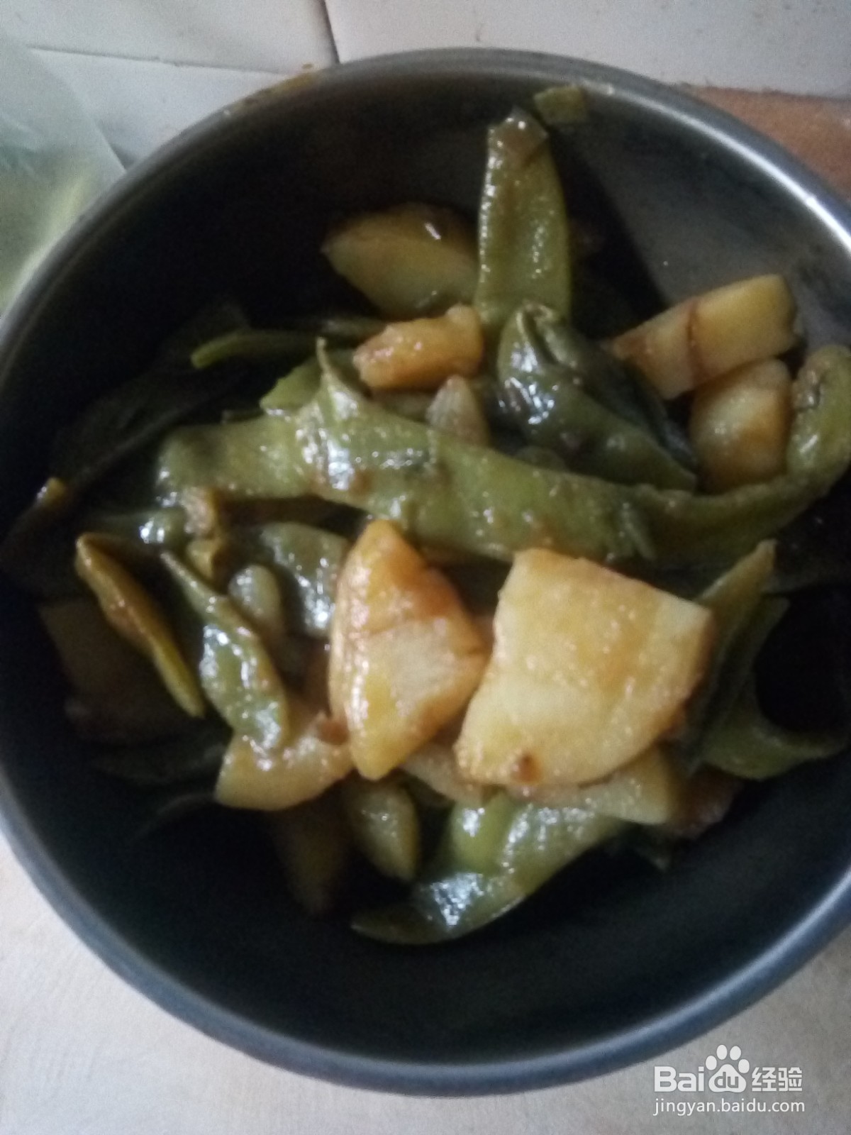 家常菜土豆炖豆角