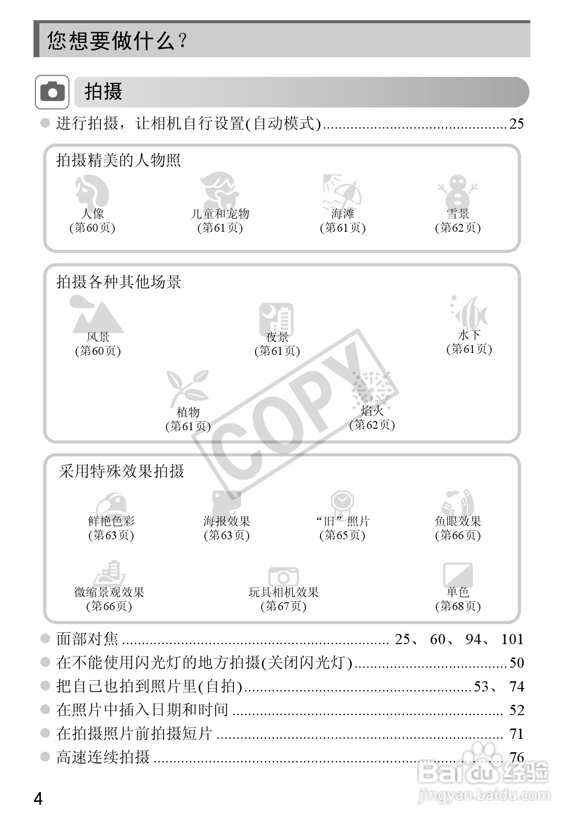 佳能Powershot S100V数码相机使用说明书:[1]
