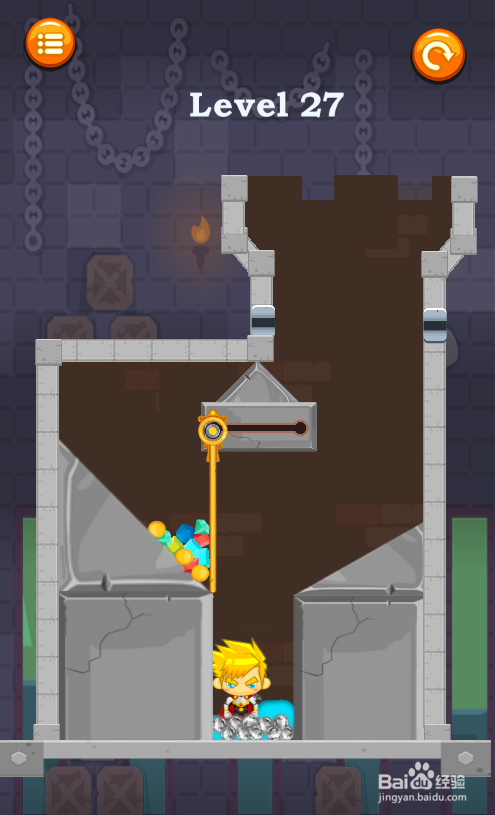 怎样通过Caio Hero Rescue的Level 27？