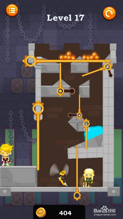 如何通过Caio Hero Rescue的Level 17？