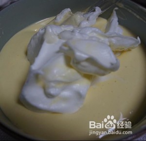 八寸戚风蛋糕的做法