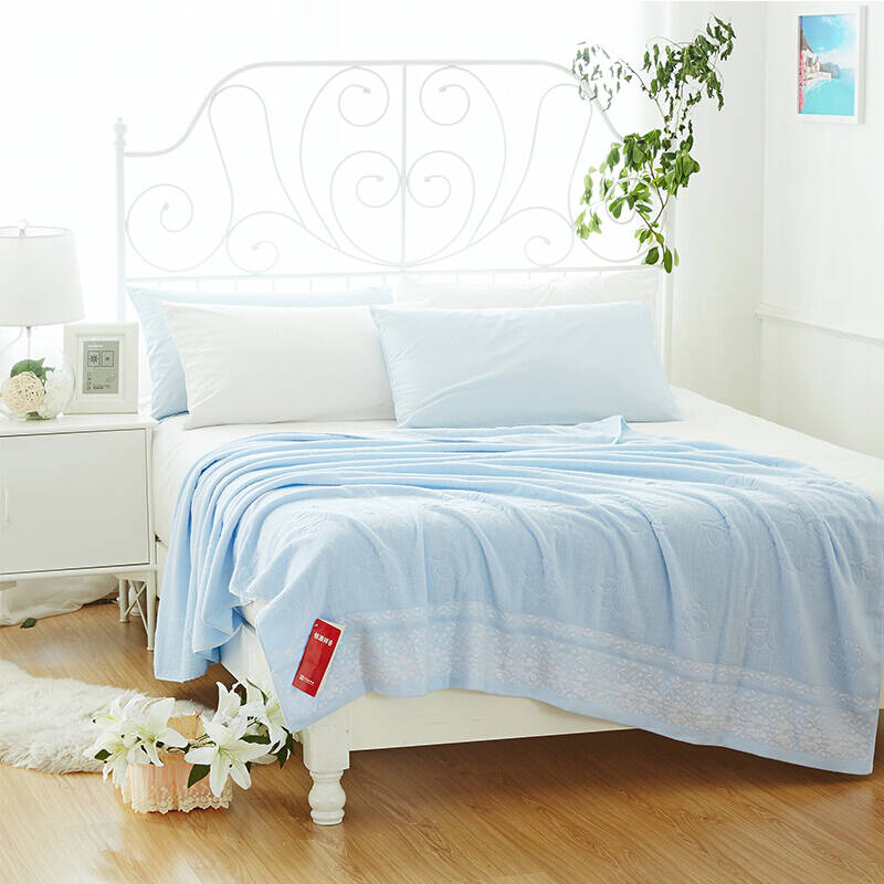 保暖纯棉舒适毛巾被好物榜