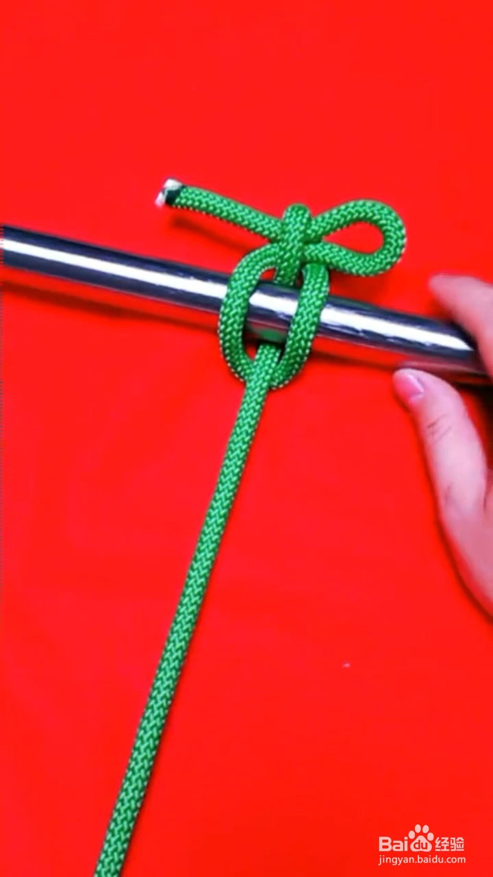 用绳子怎么系杠杆结？